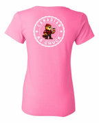 Canadian as Chuck Left Chest And Back Women's Tee - Gildan Canada (sewn Internationally)