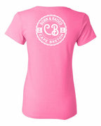 Born & Raised CB Left Chest and Back Women's Tee