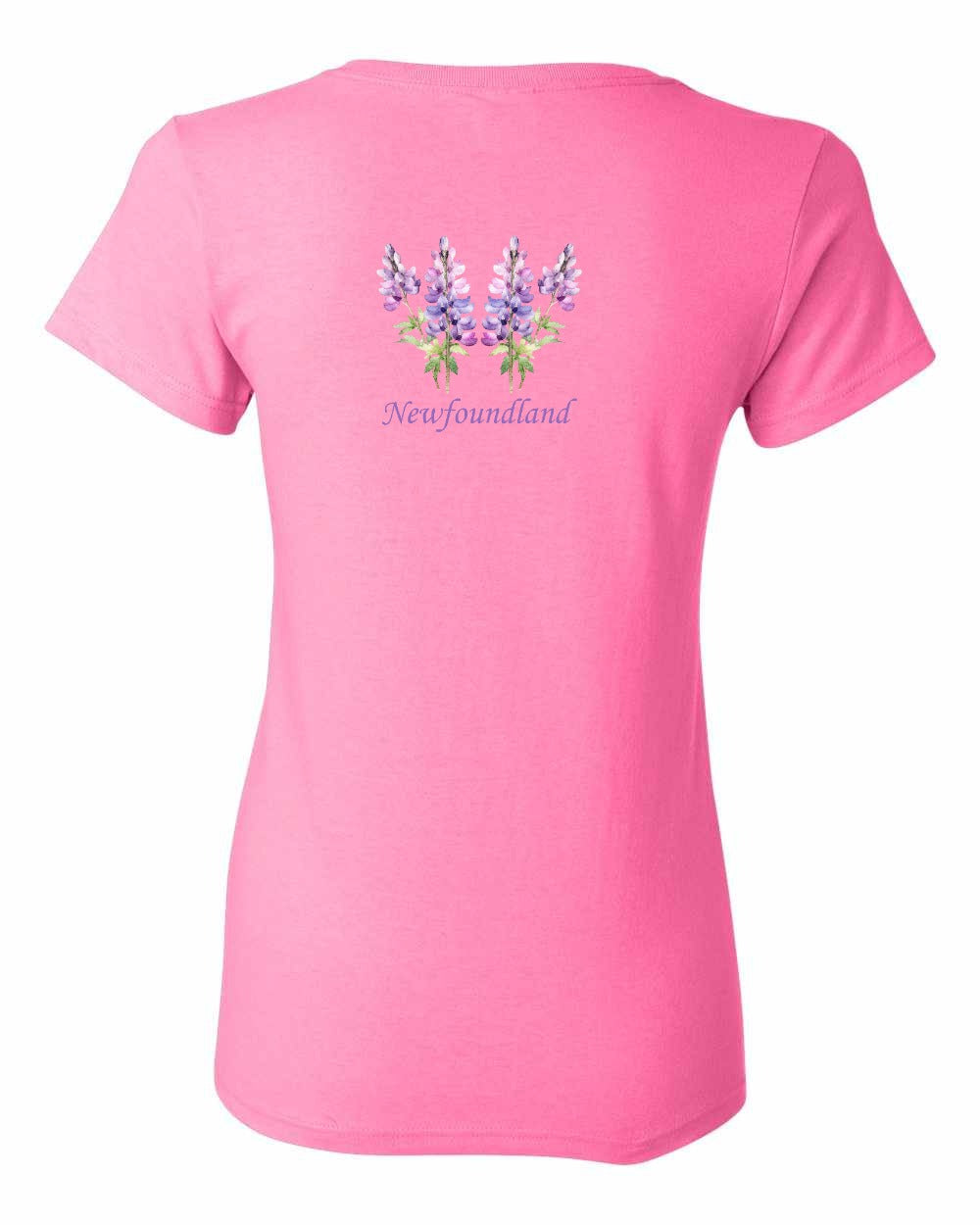 NFLD Lupins Left Chest and Back Women's Tee
