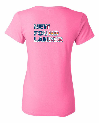 New Found Lander Left Chest and Back Women's Tee