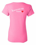 NFLD Nurse Left Chest and Back Women's Tee