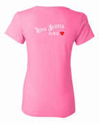 NS Nurse Left Chest and Back Women's Tee