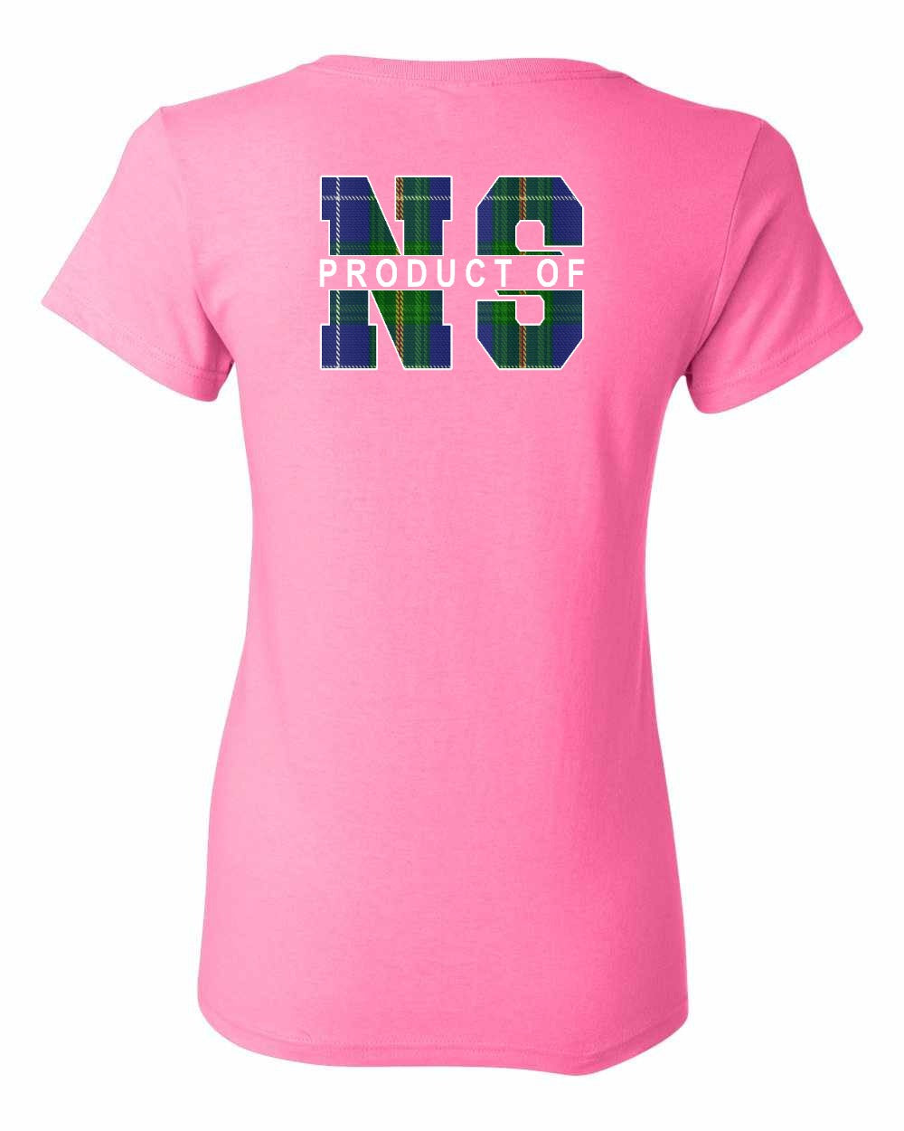 Product of NS Left Chest and Back womens-tee