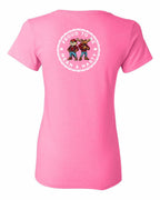 Proud to be Mean and Nasty Leaf Left Chest And Back Women's Tee - Gildan Canada (sewn Internationally)