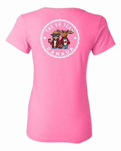 The Eh Team! Left Chest And Back Women's Tee