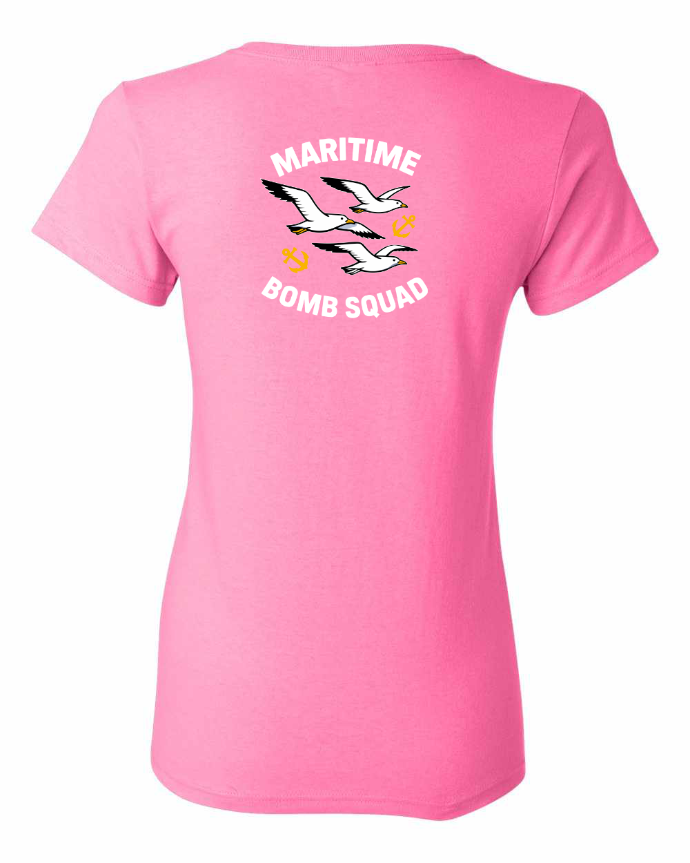 Maritime Bomb Squad Left Chest And Back Women's Tee