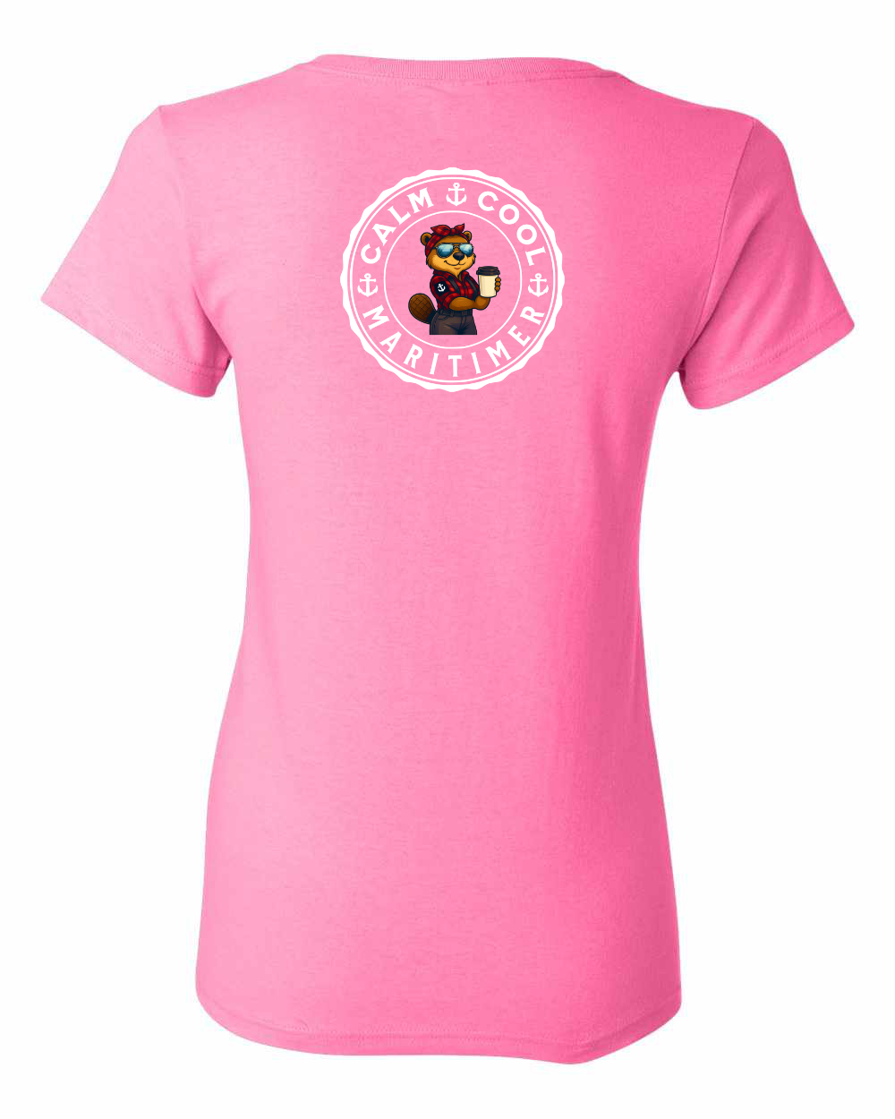 Calm Cool Maritimer Rosie Left Chest And Back Women's Tee