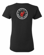 Built Maritime Tough Lobster Left Chest And Back Women's Tee
