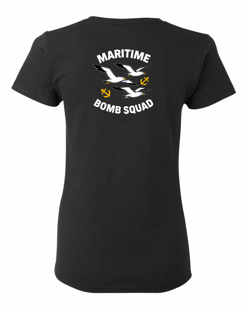 Maritime Bomb Squad Left Chest And Back Women's Tee