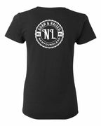 Born & Raised NFLD Left Chest and Back Women's Tee