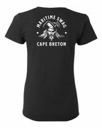 Maritime Swag CB Pirate Left Chest and Back Women's Tee