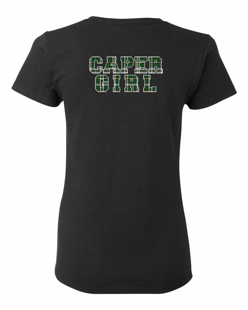 Caper Girl Left Chest and Back Women's Tee