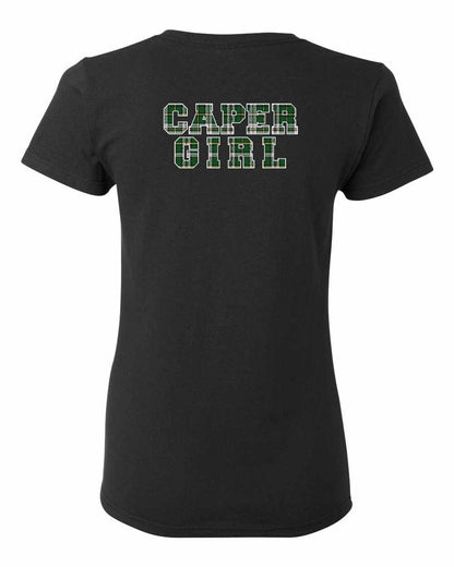 Caper Girl Left Chest and Back Women's Tee