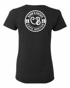 Born & Raised CB Left Chest and Back Women's Tee