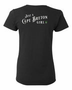 Just a CB Girl Tartan Left Chest and Back Women's Tee