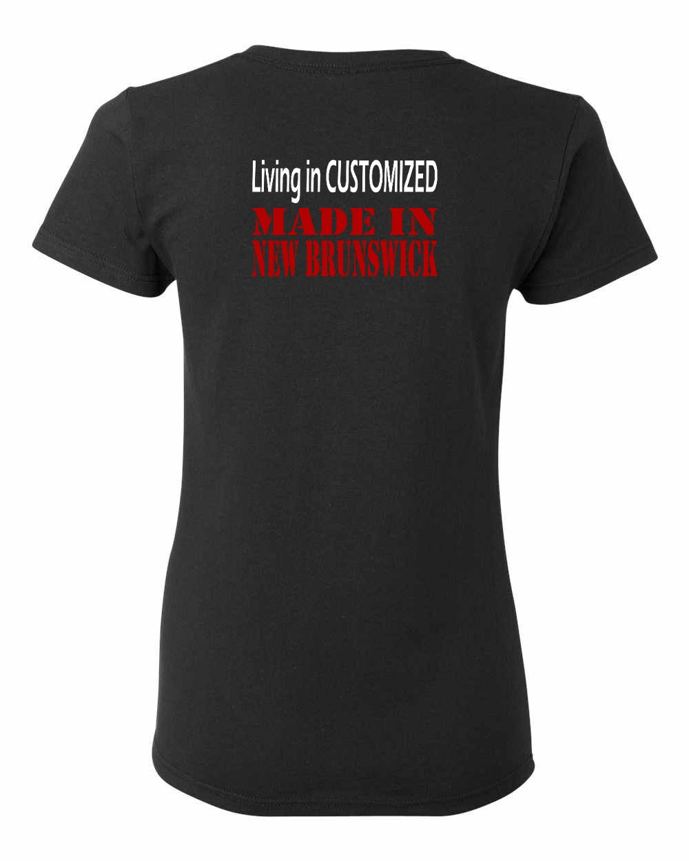 Living in Custom Made in NB Left Chest and Back Women's Tee