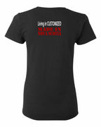 Living in Custom Made in NS Left Chest and Back Women's Tee