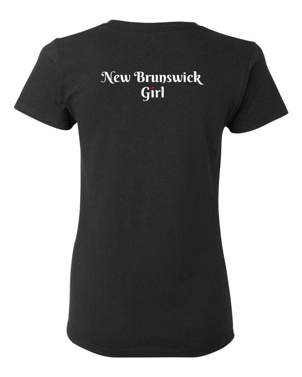 NB Girl Heart Dot Left Chest And Back Women's Tee