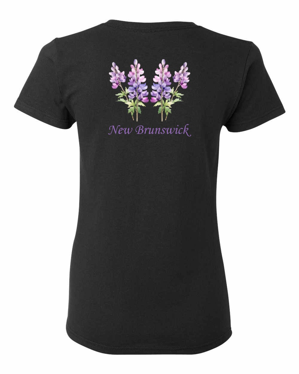 New Brunswick Lupins Left Chest and Back Women's Tee