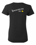 NFLD Diva Left Chest and Back Women's Tee