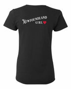 NFLD Girl Left Chest and Back Women's Tee