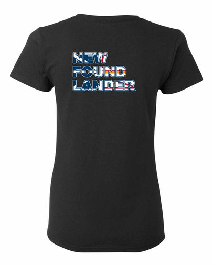 New Found Lander Left Chest and Back Women's Tee