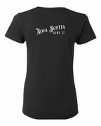 NS Girl Tartan Heart Left Chest and Back Women's Tee