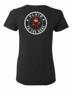 Plaid to the Bone Beaver Left Chest And Back Women's Tee - Gildan Canada (sewn Internationally)