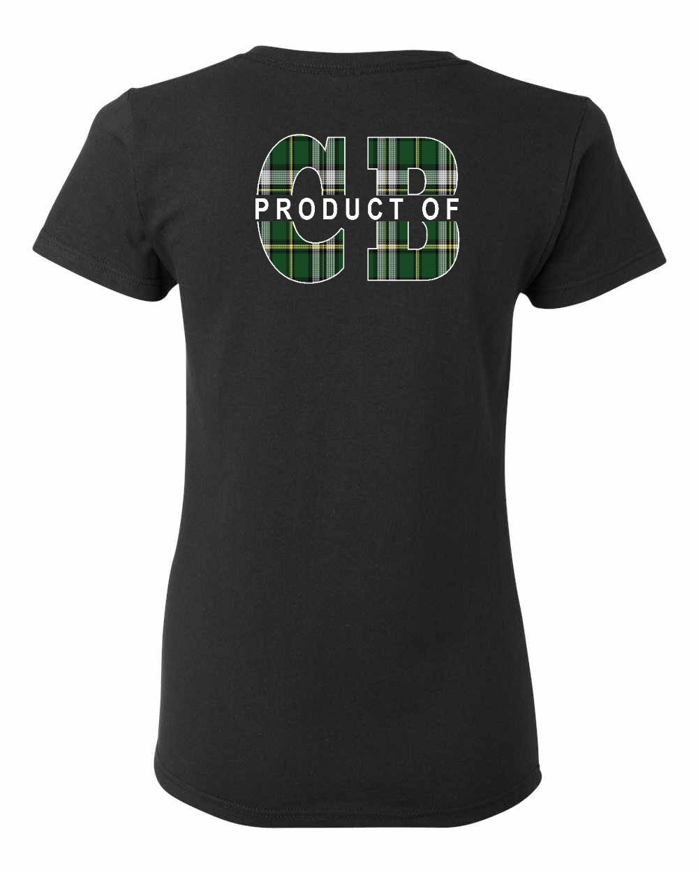 Product of CB Left Chest and Back Women's Tee