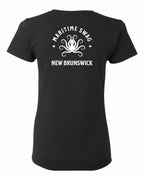 Maritime Swag NB Octopus Left Chest and Back Women's Tee