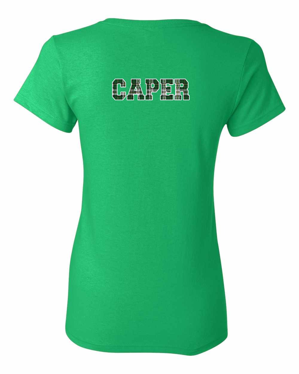 Caper Left Chest and Back Women's Tee