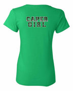 Caper Girl Left Chest and Back Women's Tee
