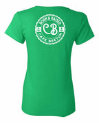 Born & Raised CB Left Chest and Back Women's Tee