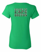 Made In CB Tartan Left Chest and Back Women's Tee