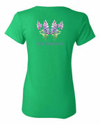 NB Lupins Left Chest and Back Women's Tee