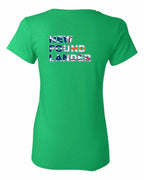 New Found Lander Left Chest and Back Women's Tee