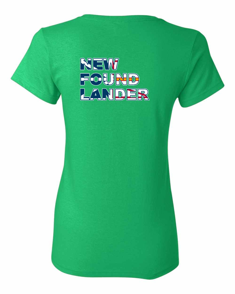 New Found Lander Left Chest and Back Women's Tee