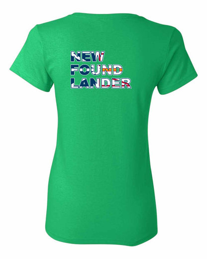 New Found Lander Left Chest and Back Women's Tee