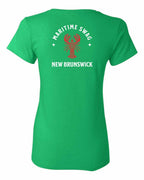 Maritime Swag NB Mandala Red Lobster Left Chest and Back Women's Tee