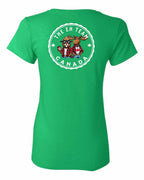 The Eh Team! Left Chest And Back Women's Tee - Gildan Canada (sewn Internationally)