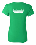 Custom Your Community Swoop (CB) Left Chest and Back Women's Tee