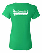 Your Community Swoop NB Left Chest and Back Women's Tee