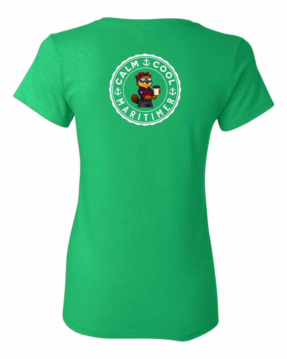 Calm Cool Maritimer Rosie Left Chest And Back Women's Tee
