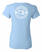 Born & Raised CB Left Chest and Back Women's Tee