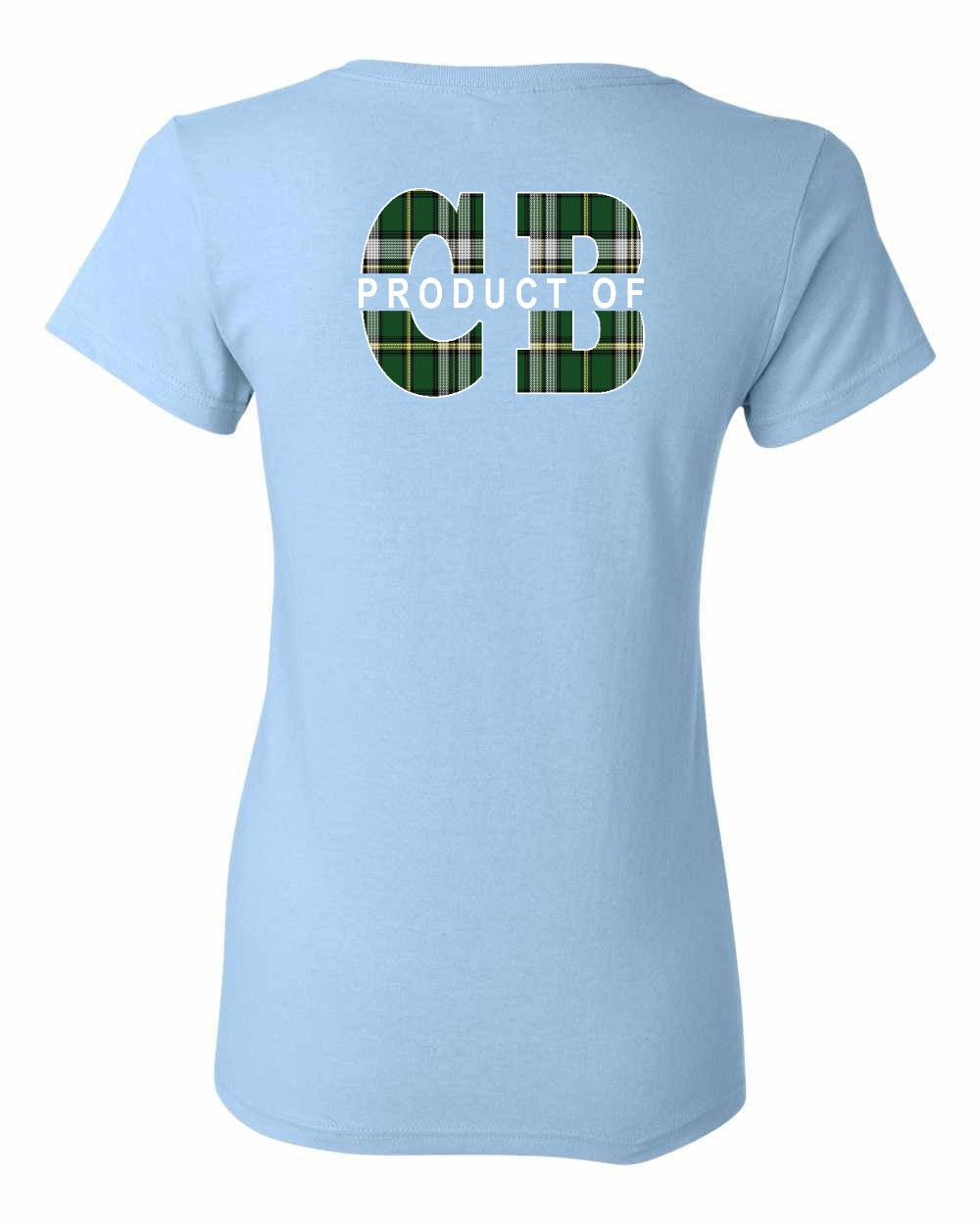 Product of CB Left Chest and Back Women's Tee