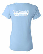 Your Community Swoop NB Left Chest and Back Women's Tee
