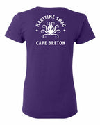 Maritime Swag CB Octopus Left Chest and Back Women's Tee