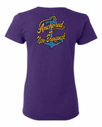 Anchored in NB Left Chest and Back Women's Tee