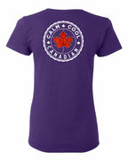 Calm Cool Canadian Leaf Left Chest And Back Women's Tee - Gildan Canada (sewn Internationally)
