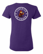 Canadian as Chuck Left Chest And Back Women's Tee - Gildan Canada (sewn Internationally)